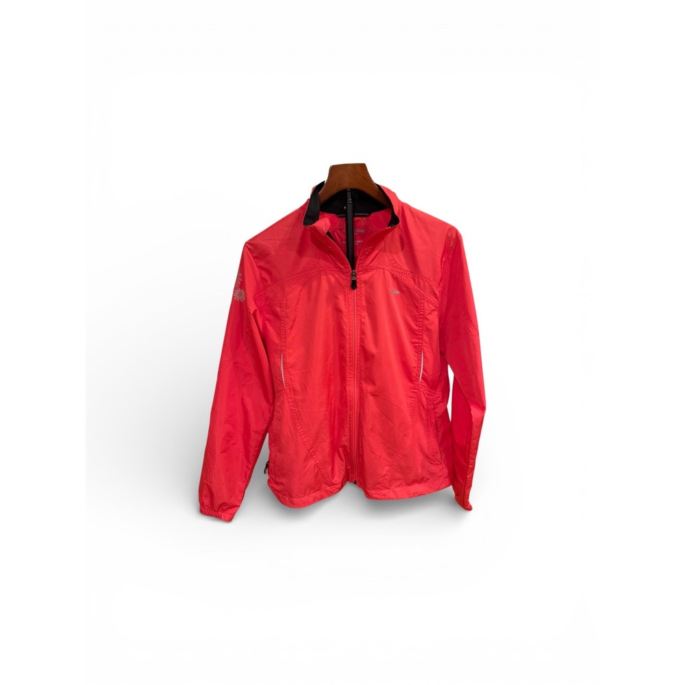 Brooks Shelter Technology Running Jacket Womens‎ Medium Pink Full Zip